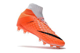 Nike Hypervenom Phantom III DF FG Soccer Cleats White Orange Black - soccerstory
