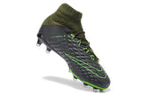 Nike Hypervenom Phantom III DF FG Soccer Cleats Grey Green Black - soccerstory
