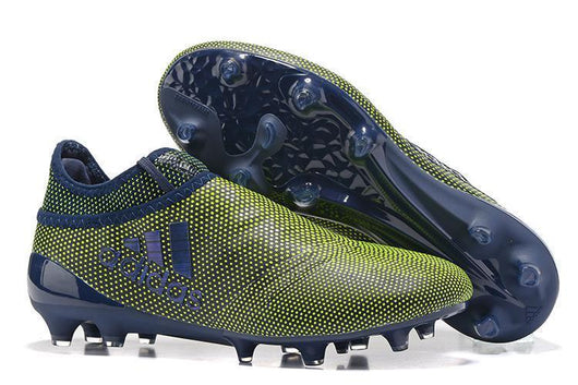 Adidas X 17+ Purechaos FG Soccer Cleats Legend Ink Solar Yellow - soccerstory