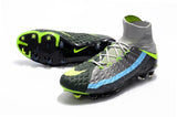 Nike Hypervenom Phantom III DF FG Soccer Cleats Black Volt Dark Grey - soccerstory