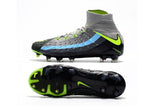 Nike Hypervenom Phantom III DF FG Soccer Cleats Black Volt Dark Grey - soccerstory