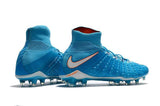 Nike Hypervenom Phantom III DF FG Soccer Cleats Total Blue White - soccerstory