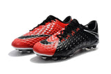 Nike Hypervenom Phantom III FG Soccer Cleats Black Red - soccerstory
