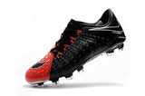Nike Hypervenom Phantom III FG Soccer Cleats Black Red - soccerstory