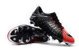Nike Hypervenom Phantom III FG Soccer Cleats Black Red - soccerstory