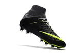 Nike Hypervenom Phantom III DF FG Soccer Cleats Midnight Fog Black - soccerstory