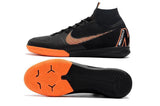 Nike MercurialX Superfly 360 Elite IC Soccer Cleats Black Orange - soccerstory