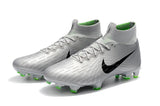 Nike Mercurial Superfly VI 360 Elite FG Soccer Cleats Silver Black - soccerstory