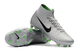 Nike Mercurial Superfly VI 360 Elite FG Soccer Cleats Silver Black - soccerstory