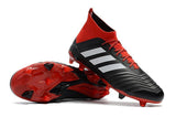 Adidas Predator 18.1 FG Soccer Cleats Core Black White Red - soccerstory