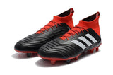 Adidas Predator 18.1 FG Soccer Cleats Core Black White Red - soccerstory