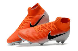 NIKE Mercurial Superfly VI 360 Elite FG Silver Orange - soccerstory