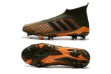Adidas Predator 18+ FG Soccer Cleats Gold Army Green Black - soccerstory