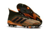 Adidas Predator 18+ FG Soccer Cleats Gold Army Green Black - soccerstory