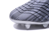Adidas Predator 18+ Paul Pogba FG Soccer Cleats Iron Metallic Grey Red - soccerstory