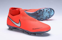 Nike Phantom Vision Elite DF FG Red Black White - soccerstory