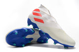 Adidas Nemeziz 19+ FG White Blue - soccerstory