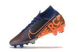 NIKE Mercurial Superfly VII 360 Elite FG Orange DarkBlue - soccerstory