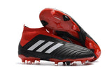 Adidas Predator 18+ FG Soccer Cleats Solar Red Core Black White - soccerstory