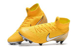 NIKE Mercurial Superfly VI 360 Elite Neymar FG Yellow White High Cut - soccerstory