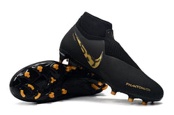Nike Phantom Vision Elite DF FG Black Gold Ghost - soccerstory