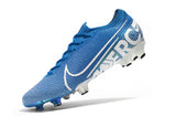 Nike Mercurial Vapor 13 Elite FG Blue White - soccerstory