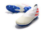 Adidas Nemeziz 19+ FG White Blue - soccerstory