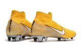 NIKE Mercurial Superfly VI 360 Elite Neymar FG Yellow White High Cut - soccerstory