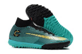 Nike Mercurial SuperflyX VI Elite CR7 Turf Soccer Cleats Clear Jade - soccerstory