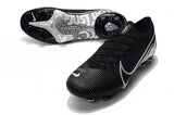 Nike Mercurial Vapor 13 Elite FG Black White - soccerstory