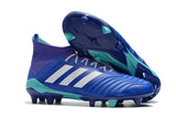 Adidas Predator 18.1 FG Soccer Cleats Purple Blue White turquoise - soccerstory