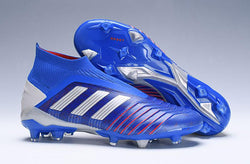 Adidas Predator 19.1 FG Blue Red Without Laces - soccerstory