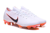 Nike Mercurial Vapor XII Elite FG whitemetal greyorange - soccerstory