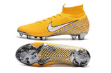 NIKE Mercurial Superfly VI 360 Elite Neymar FG Yellow White High Cut - soccerstory