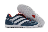 Adidas Predator Precision Turf Soccer Cleats Blue Grey White Red - soccerstory