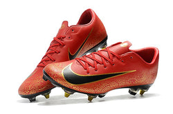 Nike Mercurial Vapor XII PRO SG Red Gold Lining - soccerstory