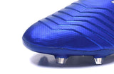 Adidas Predator 18+ FG Soccer Cleats Royal Blue White - soccerstory