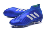 Adidas Predator 18+ FG Soccer Cleats Royal Blue White - soccerstory