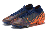 NIKE Mercurial Superfly VII 360 Elite FG Orange DarkBlue - soccerstory