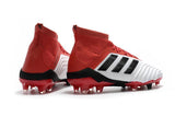Adidas Predator 18.1 FG Soccer Cleats Red White Retro Black - soccerstory