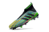 Adidas Predator 18+ FG Soccer Cleats Green Black Blue Yellow - soccerstory