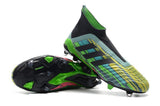 Adidas Predator 18+ FG Soccer Cleats Green Black Blue Yellow - soccerstory