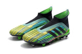 Adidas Predator 18+ FG Soccer Cleats Green Black Blue Yellow - soccerstory