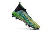 Adidas Predator 18+ FG Soccer Cleats Green Black Blue Yellow - soccerstory
