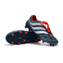 Adidas Predator Precision FG Soccer Cleats Navy White Red - soccerstory