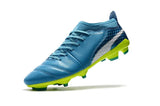 Puma One FG Football Boots - BlueWhiteGreen - soccerstory