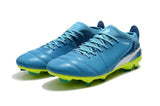 Puma One FG Football Boots - BlueWhiteGreen - soccerstory