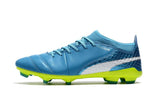 Puma One FG Football Boots - BlueWhiteGreen - soccerstory