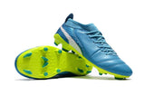 Puma One FG Football Boots - BlueWhiteGreen - soccerstory