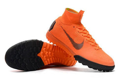 Nike MercurialX Superfly 360 Elite Turf Soccer Cleats Orange Black - soccerstory